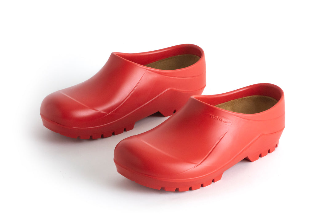 NORA SHOES (closed-back), RED