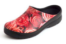 Load image into Gallery viewer, JOLLYS PICTURE CLOGS (open-back), ROSES
